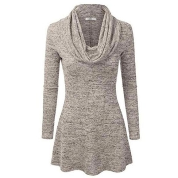 Leo Rosi Tops - Leo Rosi Cowl Neck Top Size Small Cowl Neck